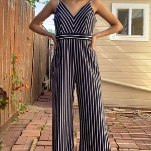 Striped Jumpsuit
